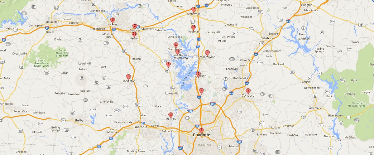North Carolina Map