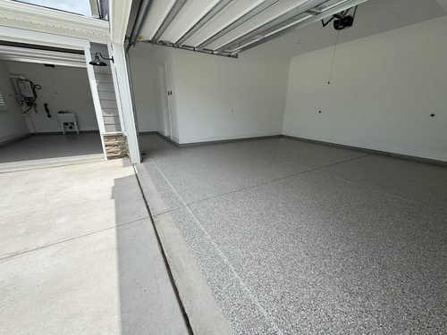 David M.'s epoxy garage floor by LKN Garage Epoxy, Lake Norman NC