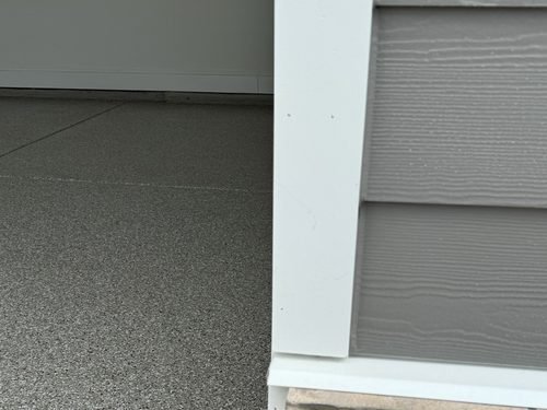 David M.'s epoxy garage floor detail, Lake Norman NC