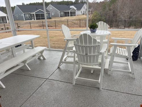 Nadine Wynn's epoxy garage floor by LKN Garage Epoxy, Lake Norman NC