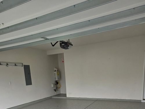 Scott Ostrowski's finished epoxy garage floor by LKN Garage Epoxy, Mooresville NC