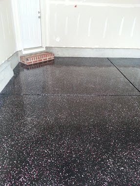 Captain David Poston's epoxy garage floor by LKN Garage Epoxy, view two, Charlotte NC