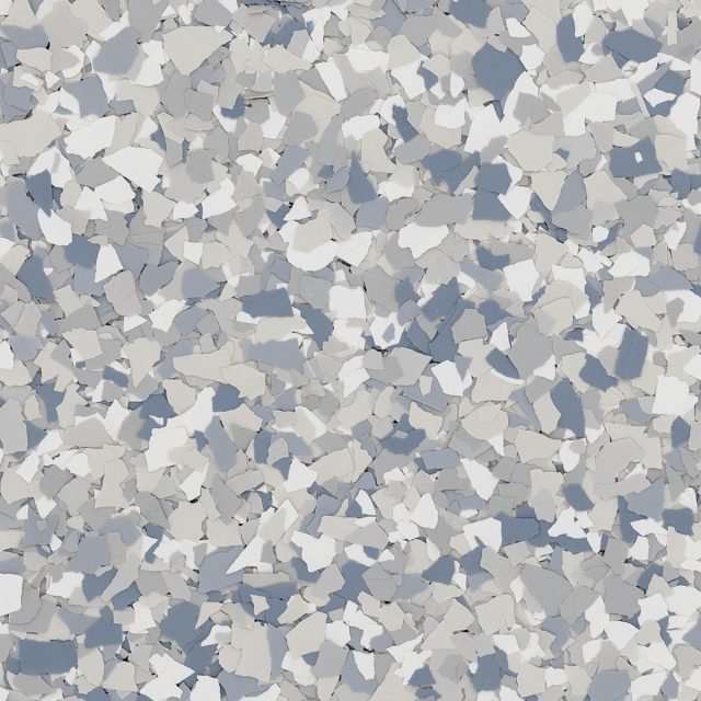 Sea Mist &mdash; Soft blues with white veining. Reads brighter than Tidal Wave on the same base palette.